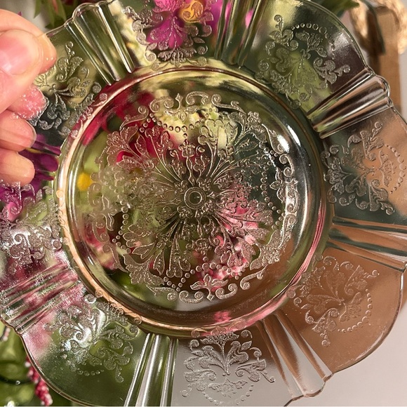 6 MacBeth-Evans Pink American Sweetheart 6” Bread & Butter Plates Depression - Picture 11 of 12